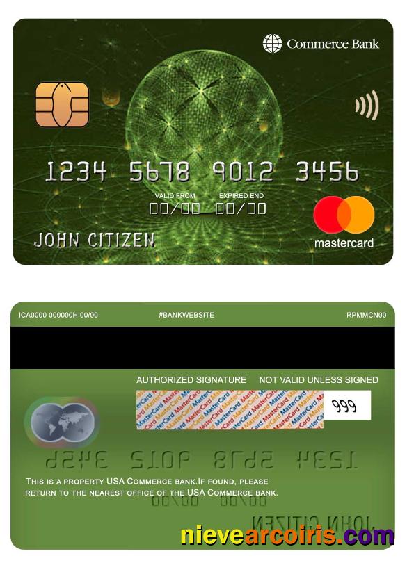 USA Commerce bank mastercard